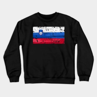 Slovenia Flag Crewneck Sweatshirt